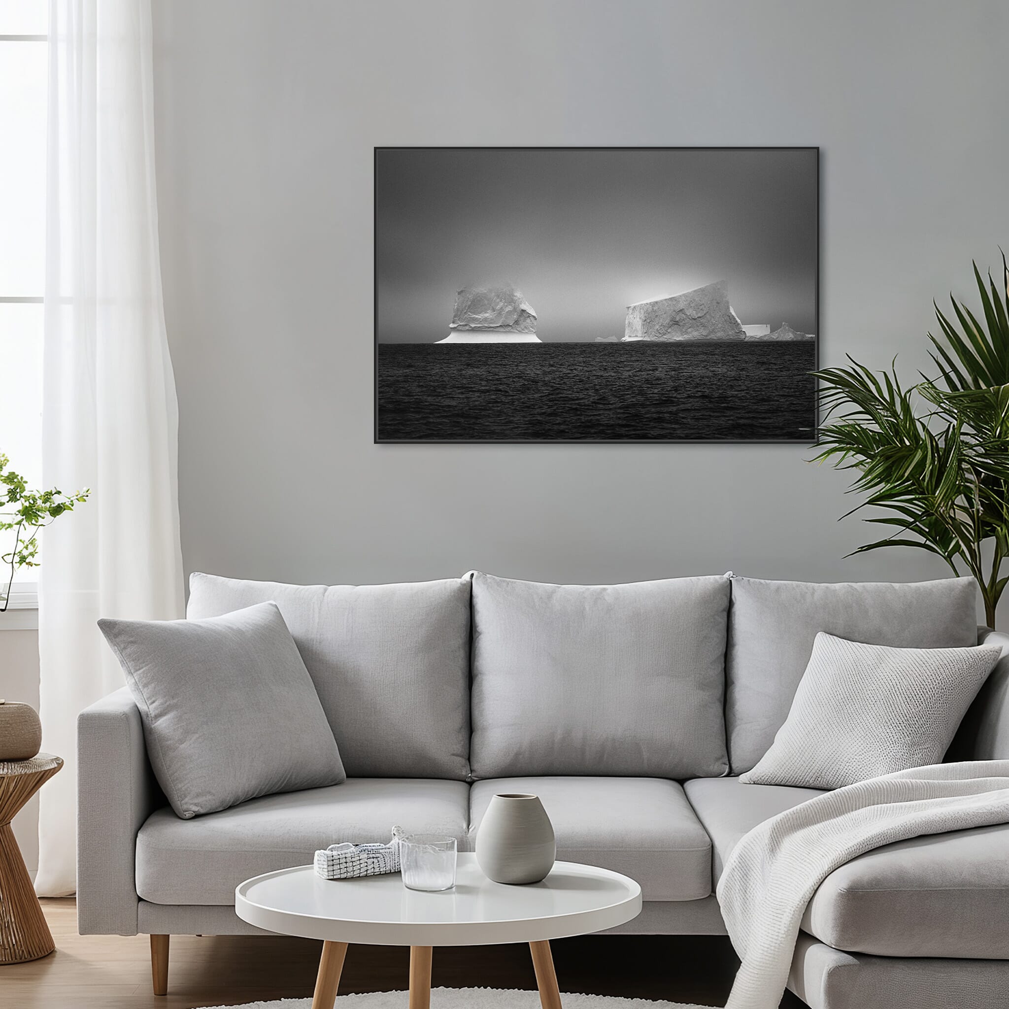 Interior design featuring photography prints by Jan Erik Waider