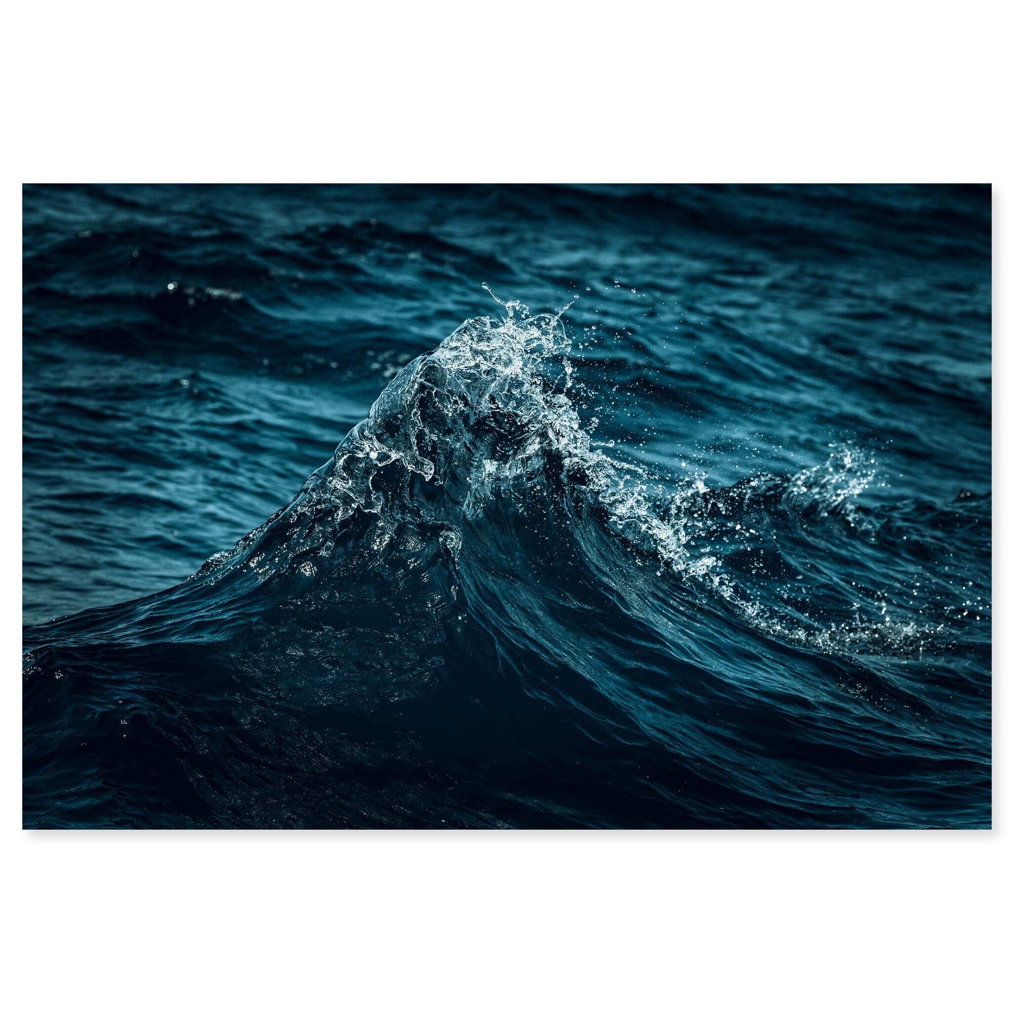 Fine art print of Antarctic ocean waves captured during a calm crossing