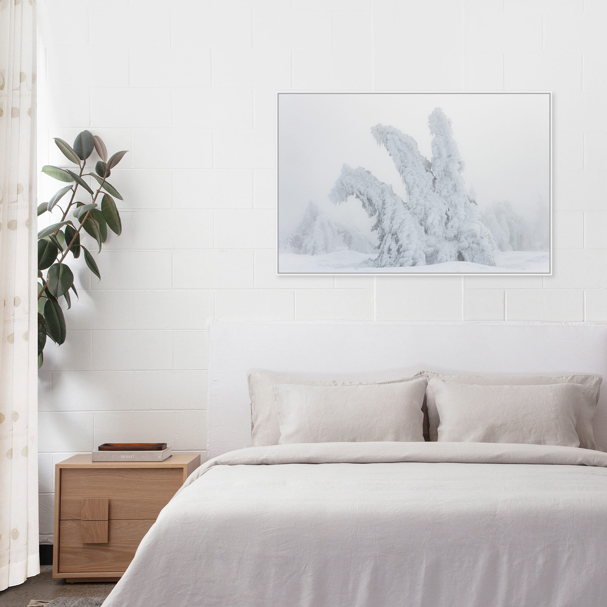 Modern Interior design featuring photography prints by Jan Erik Waider