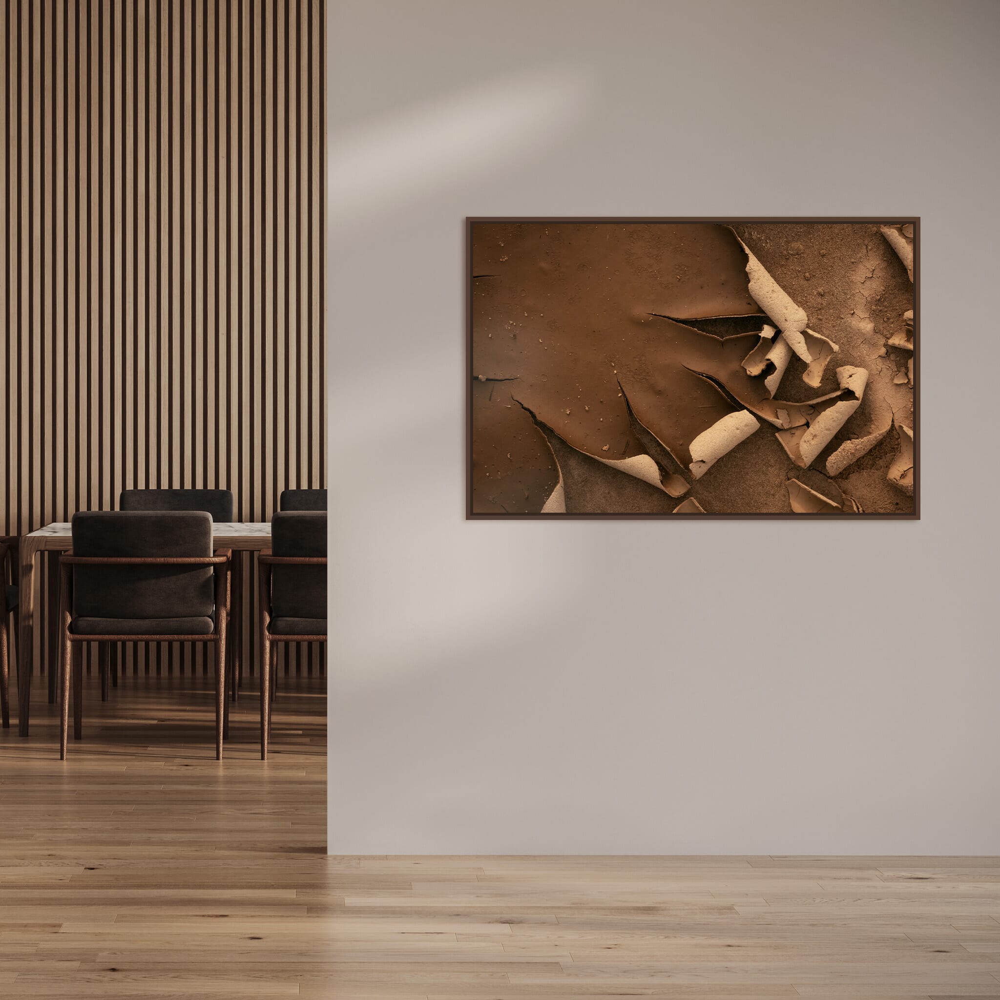 Interior design featuring photography prints by Jan Erik Waider
