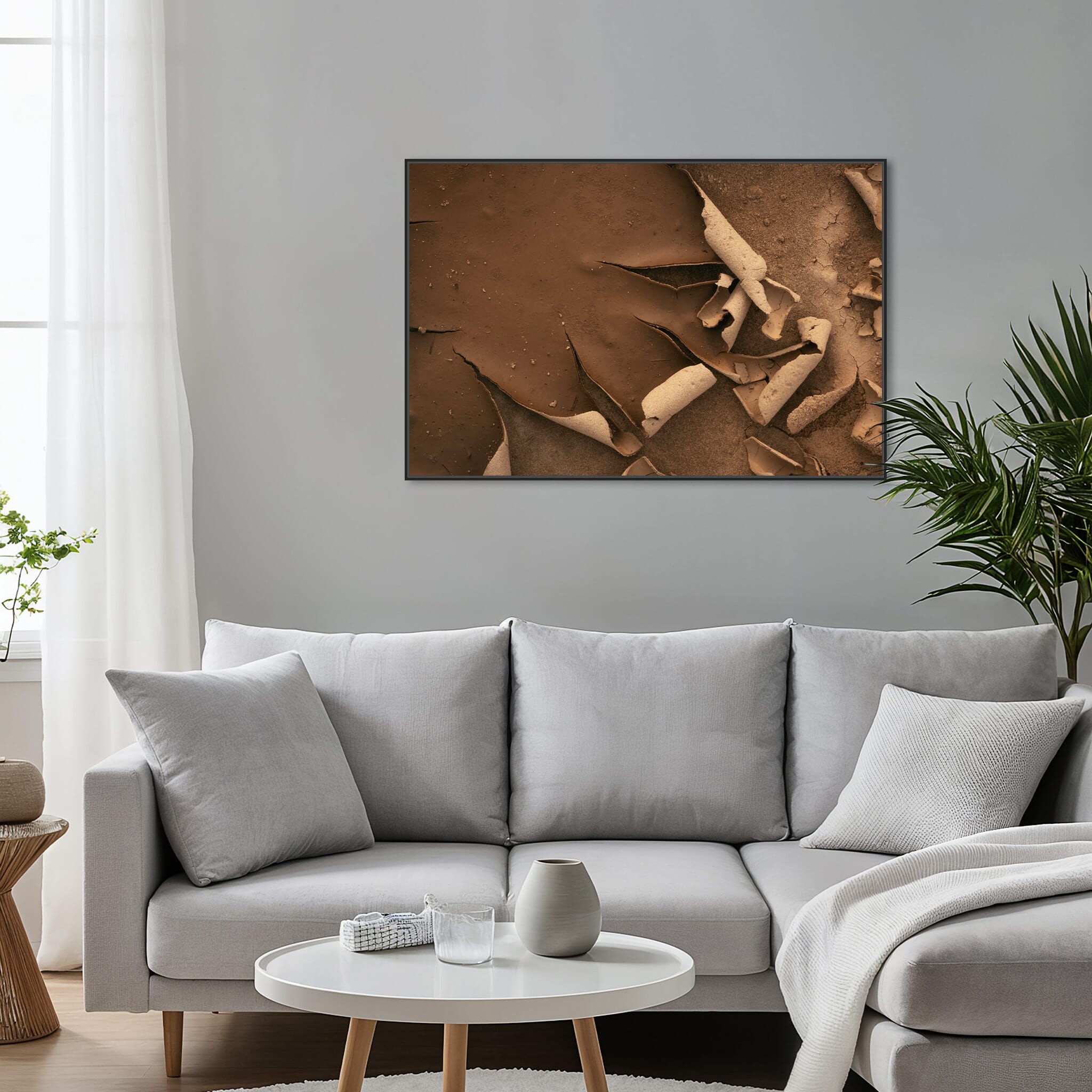 Modern Interior design featuring photography prints by Jan Erik Waider