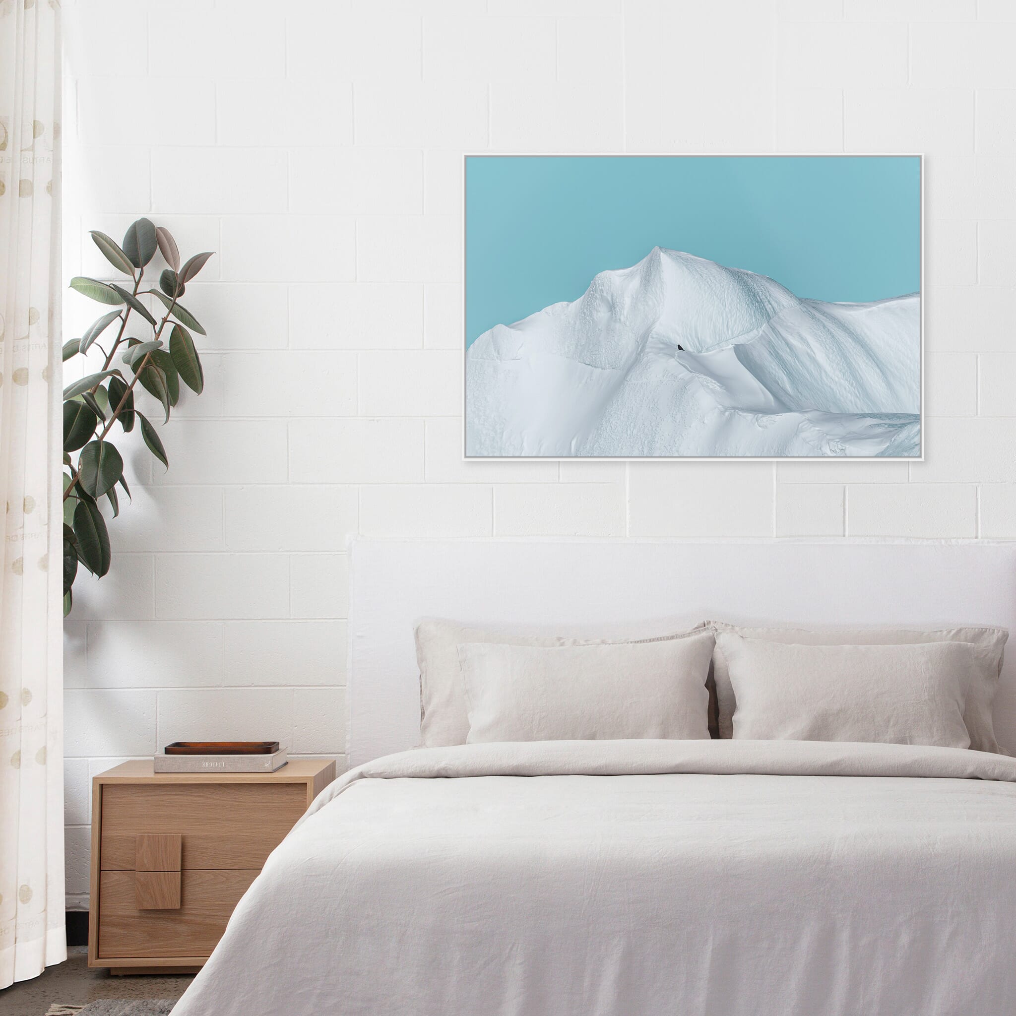 Interior design featuring photography prints by Jan Erik Waider