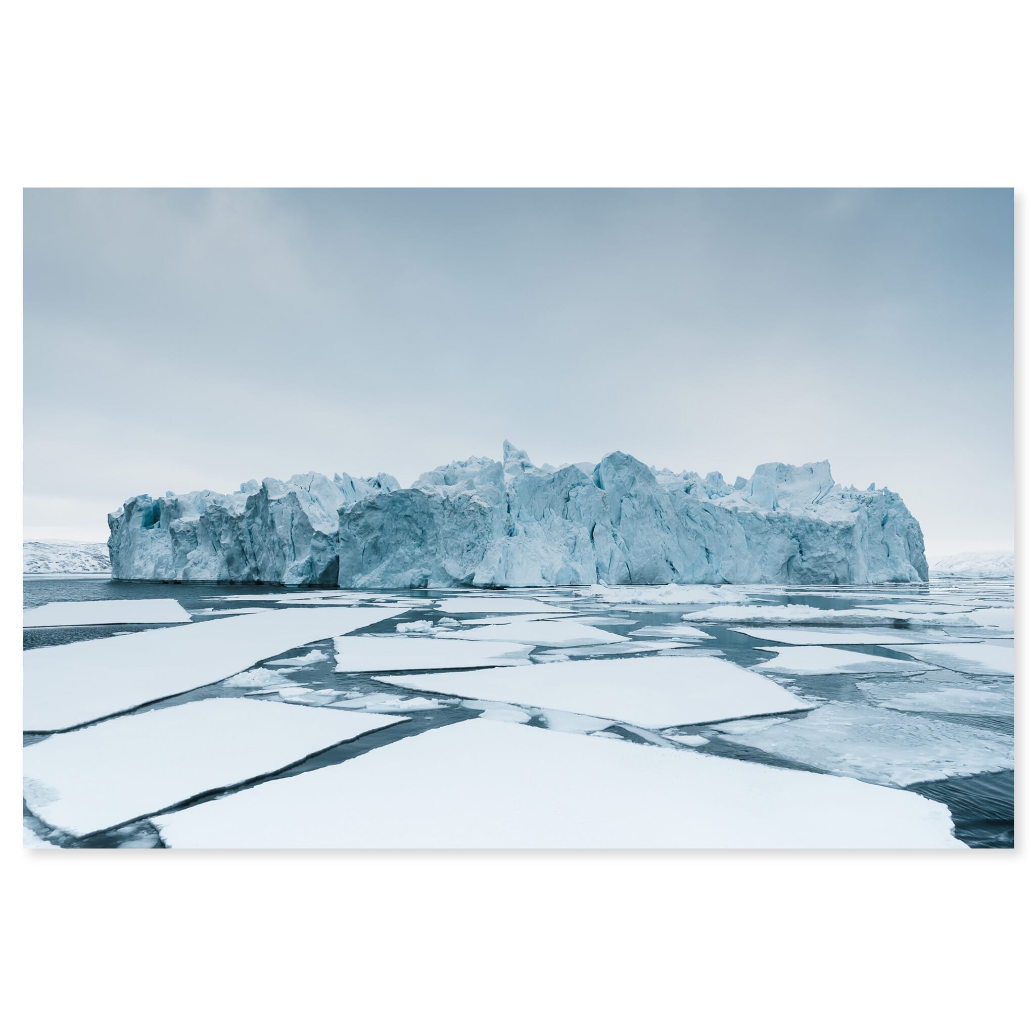 Fine art print of iceberg in the Ilulissat Icefjord in Greenland