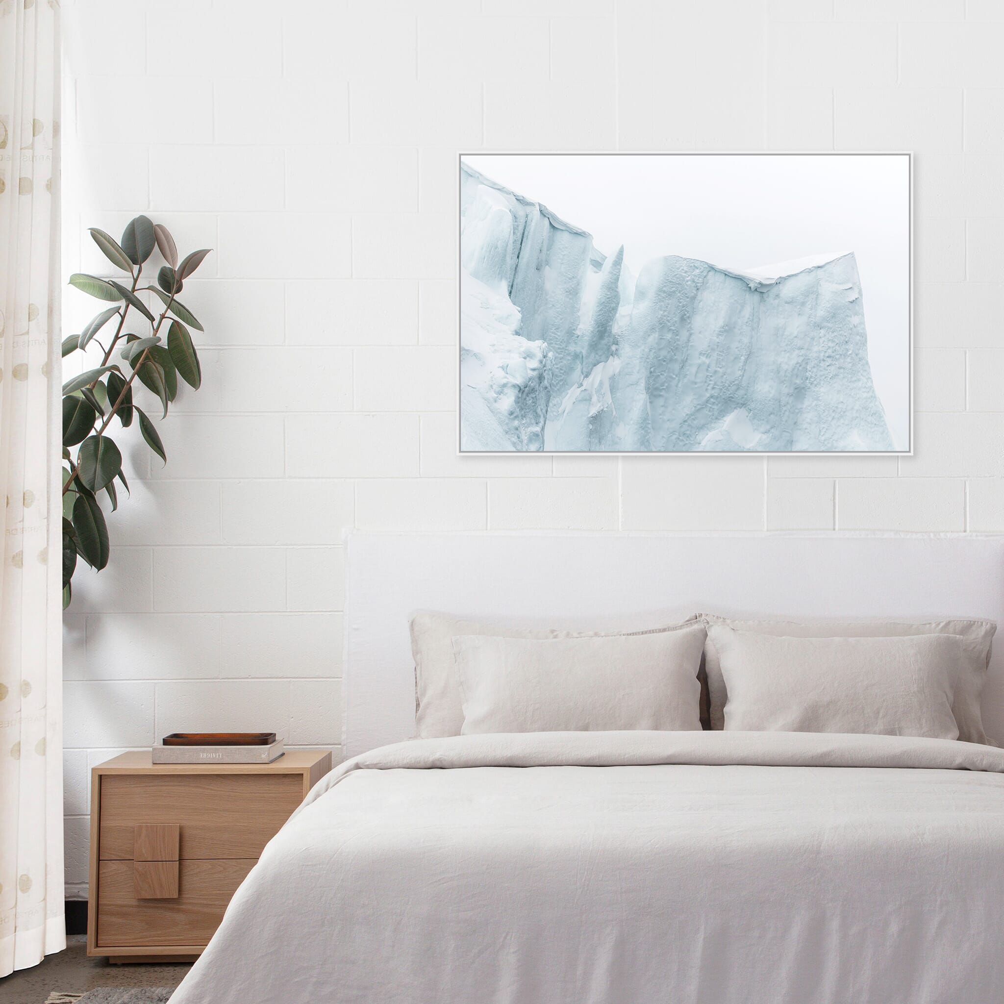 Modern Interior design featuring photography prints by Jan Erik Waider