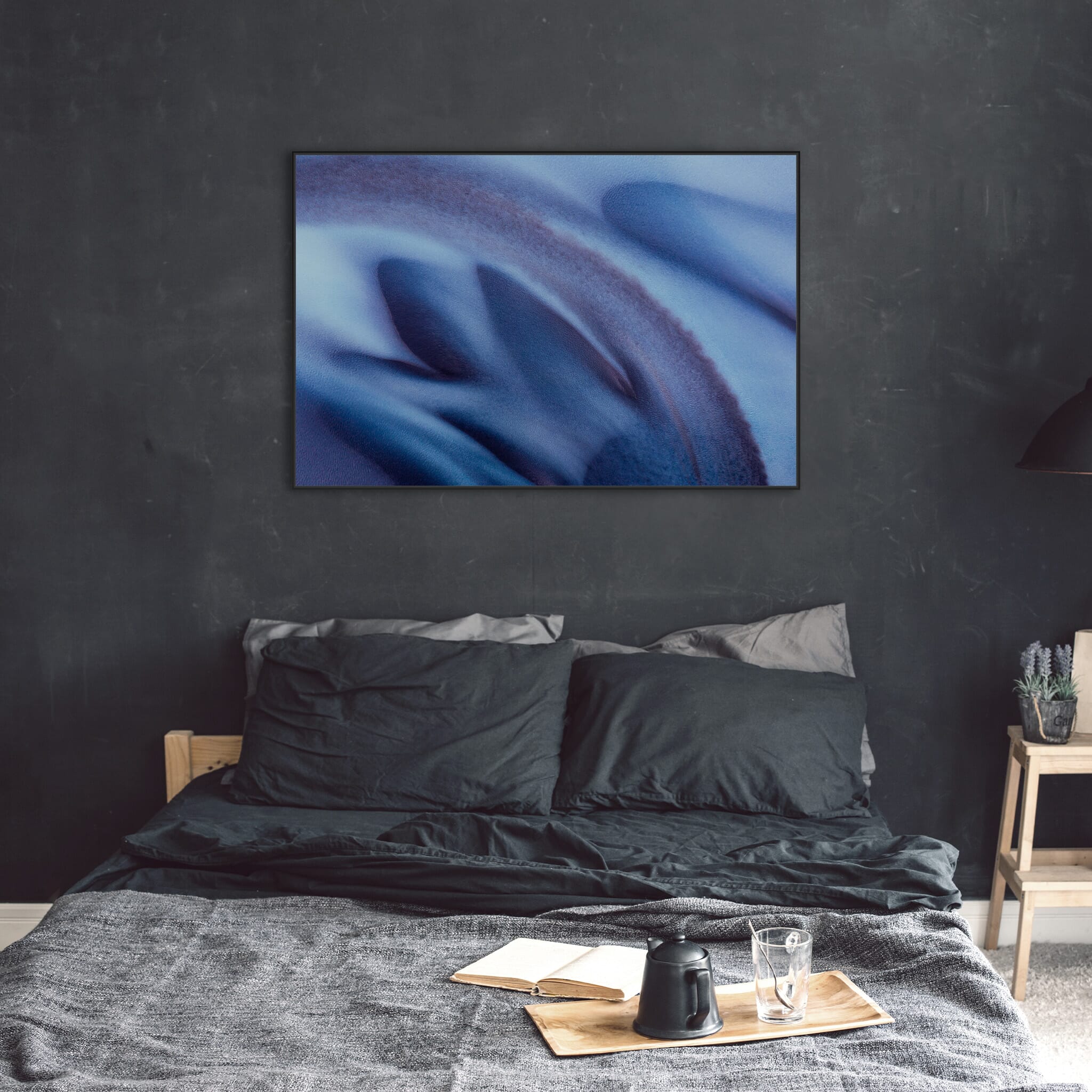 Modern room with framed landscape photography by Jan Erik Waider