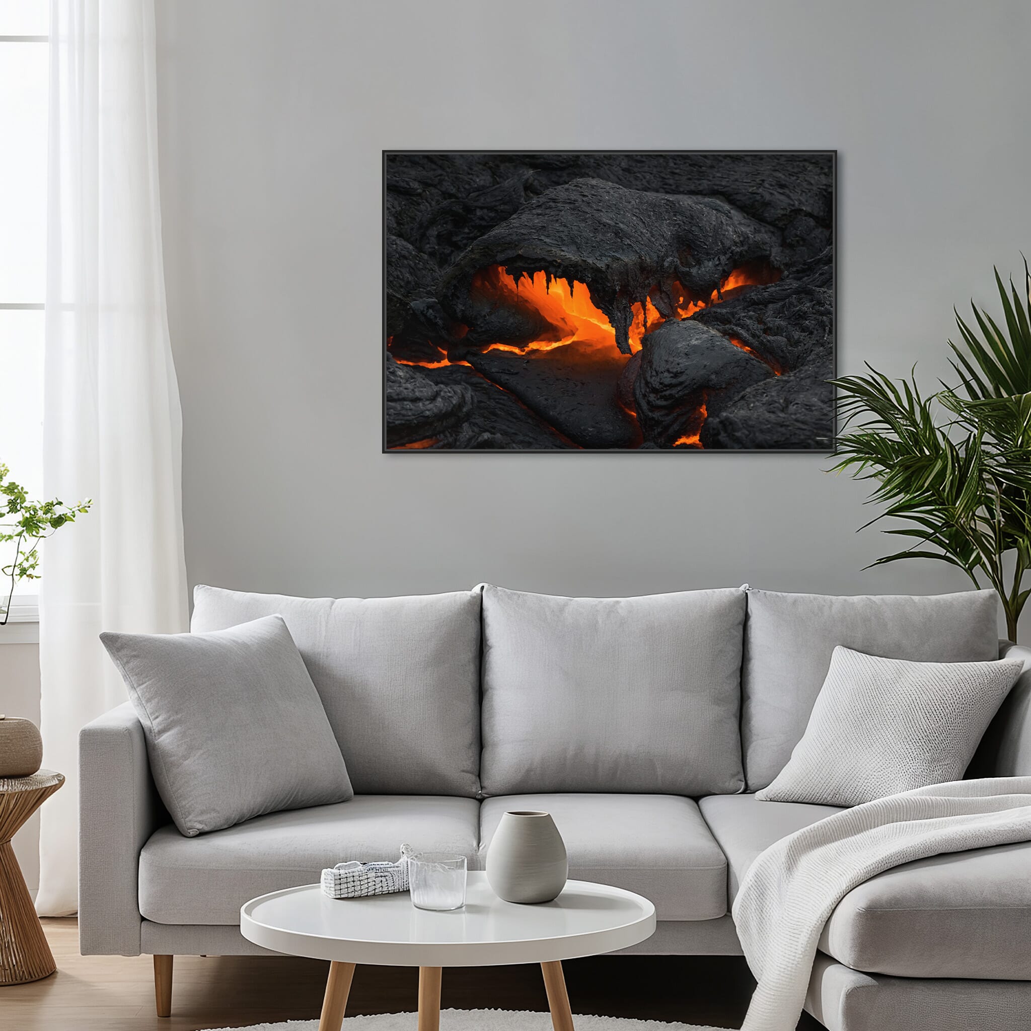 Modern Interior design featuring photography prints by Jan Erik Waider