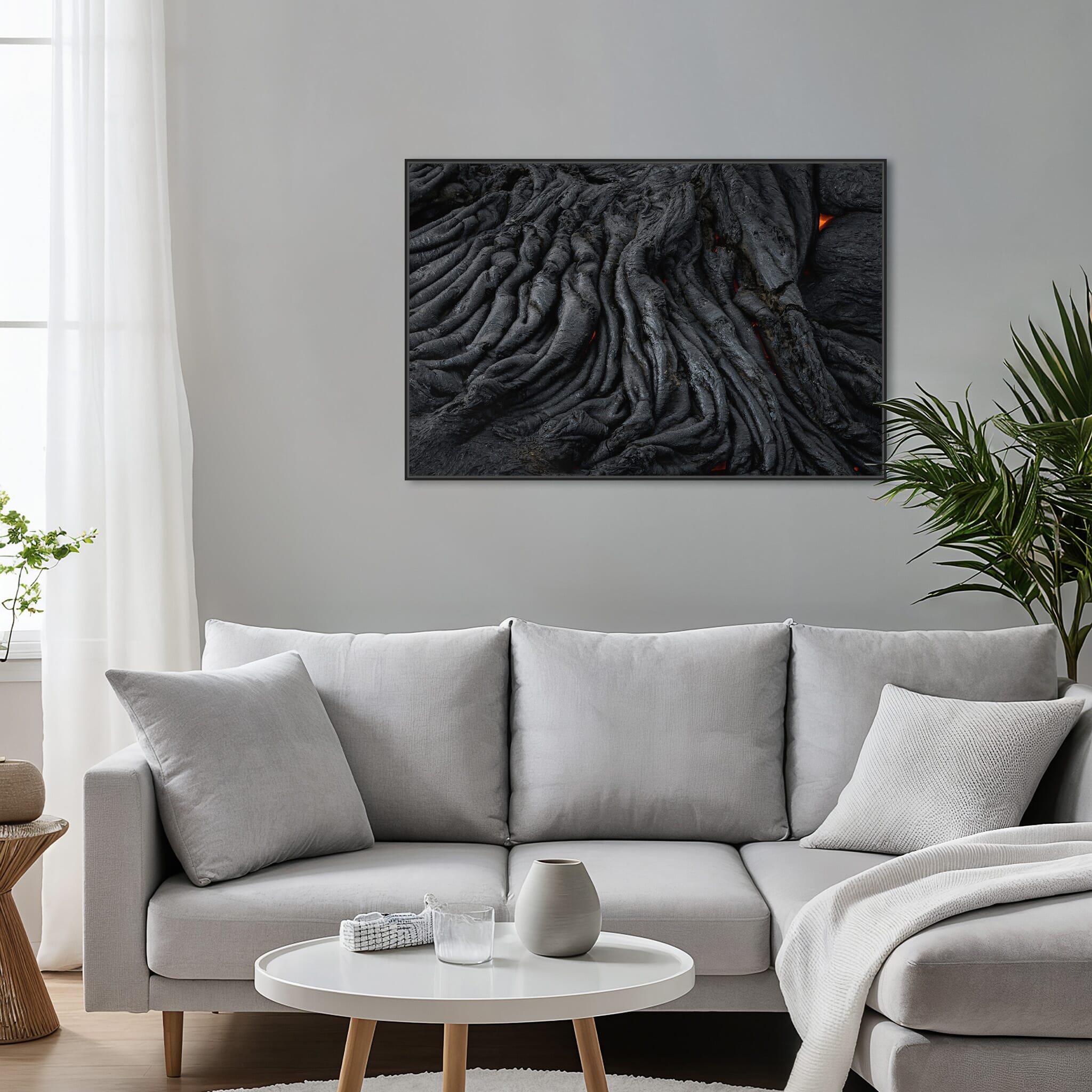 Modern Interior design featuring photography prints by Jan Erik Waider