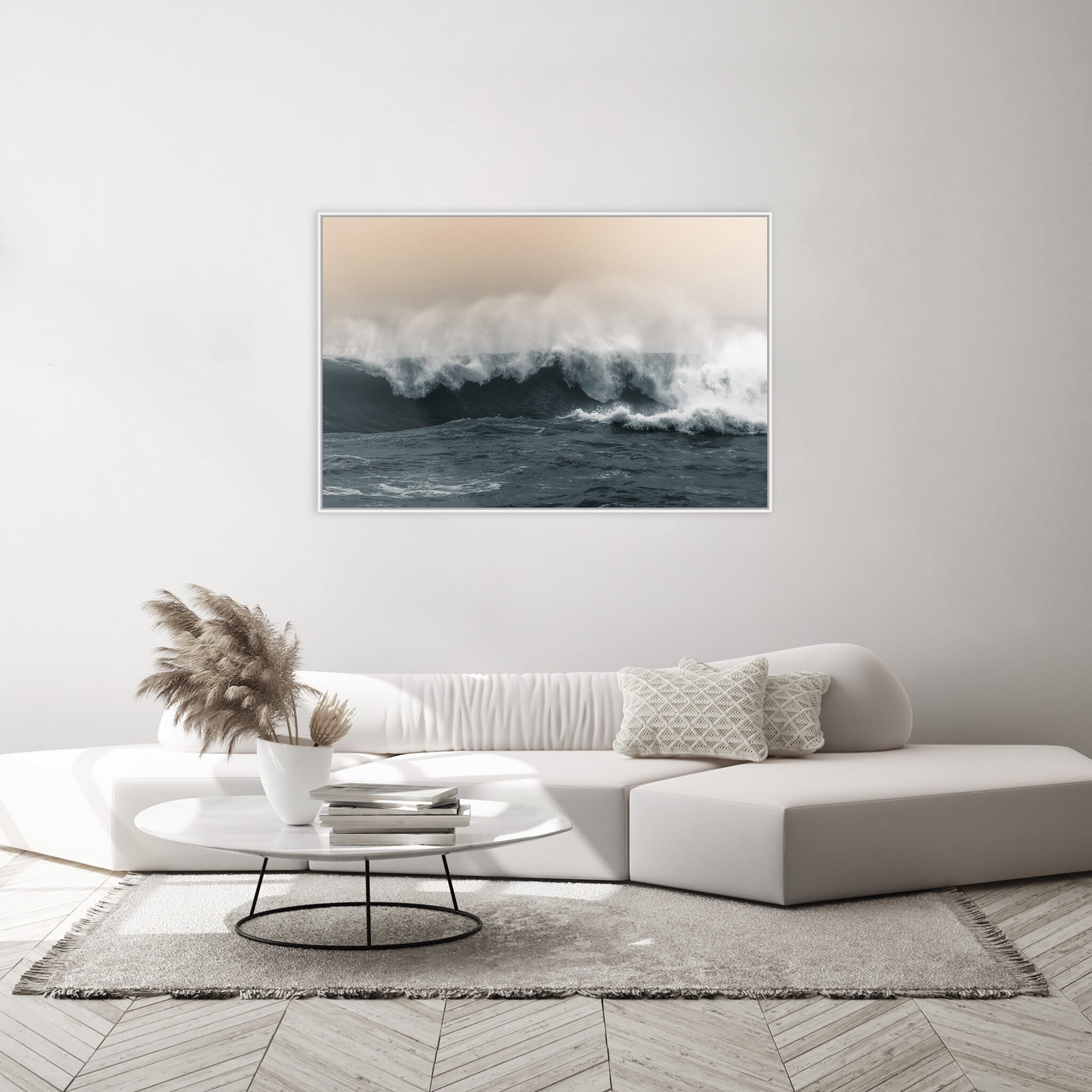 Interior design featuring photography prints by Jan Erik Waider