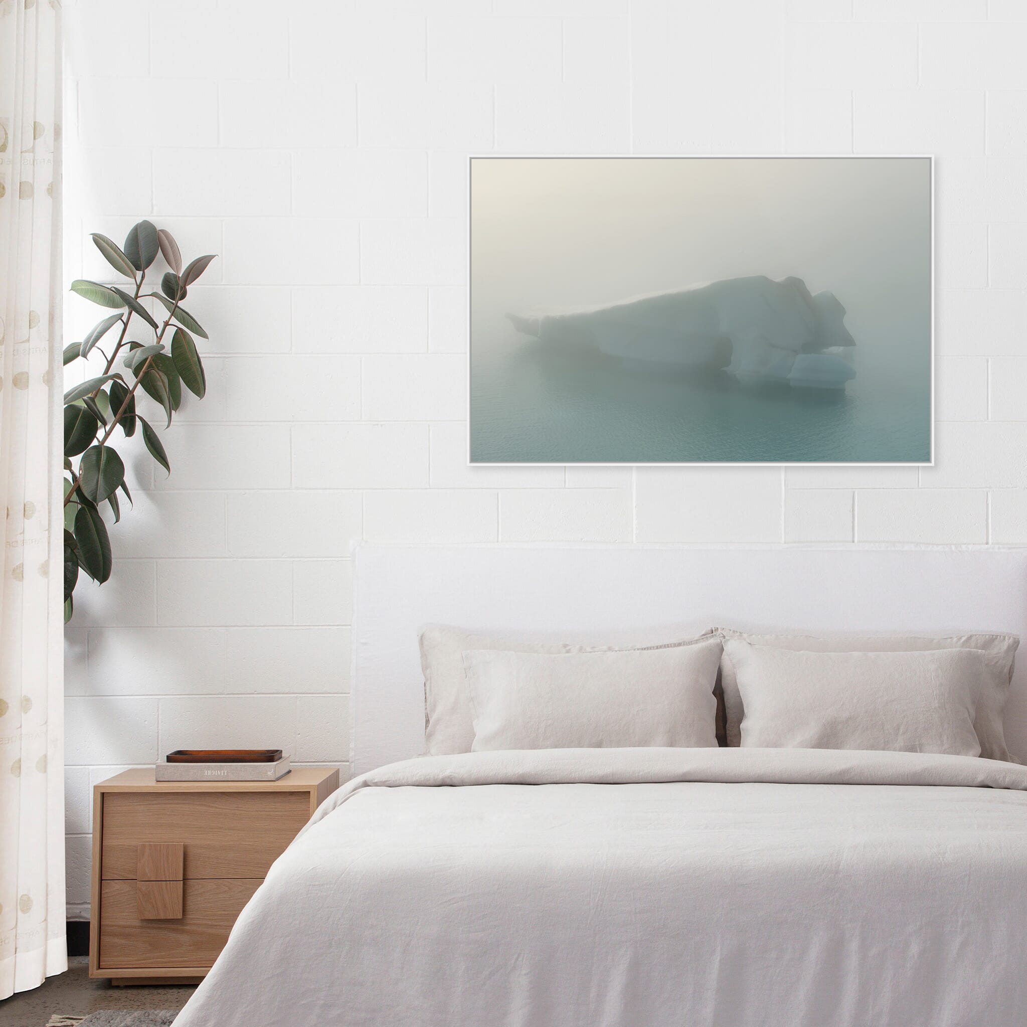 Interior design featuring photography prints by Jan Erik Waider