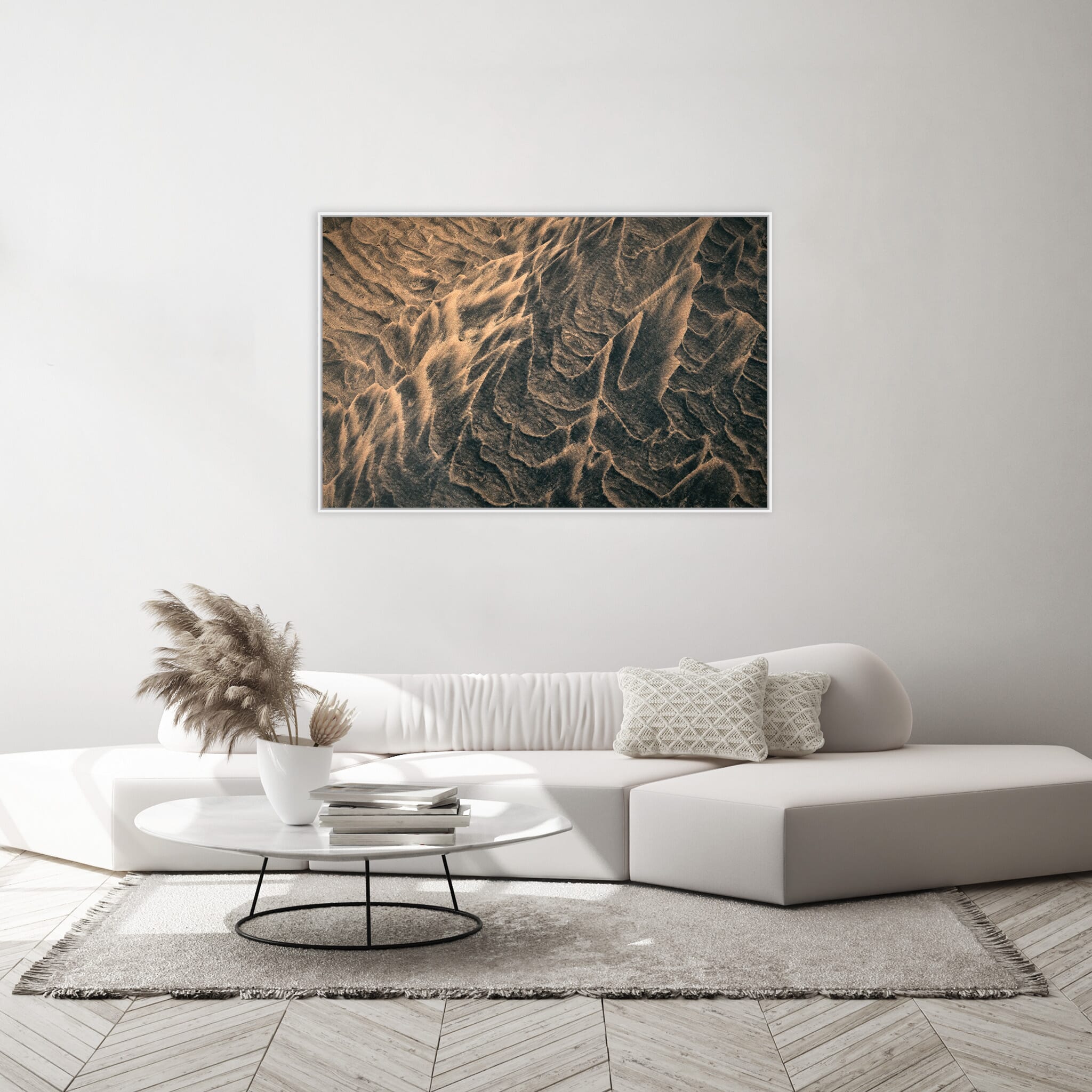 Interior design featuring photography prints by Jan Erik Waider