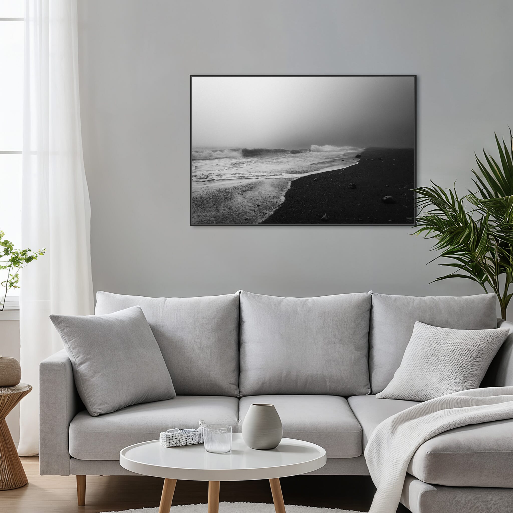 Interior design featuring photography prints by Jan Erik Waider