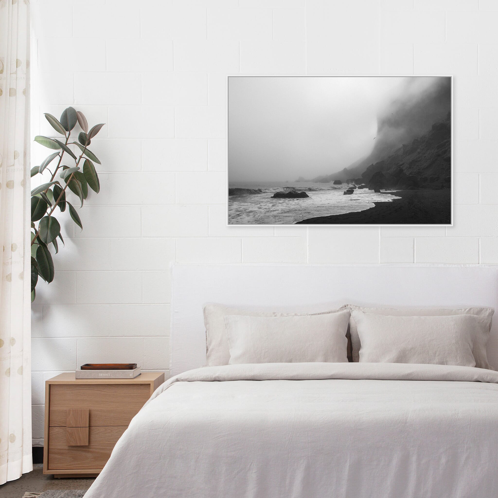 Modern Interior design featuring photography prints by Jan Erik Waider