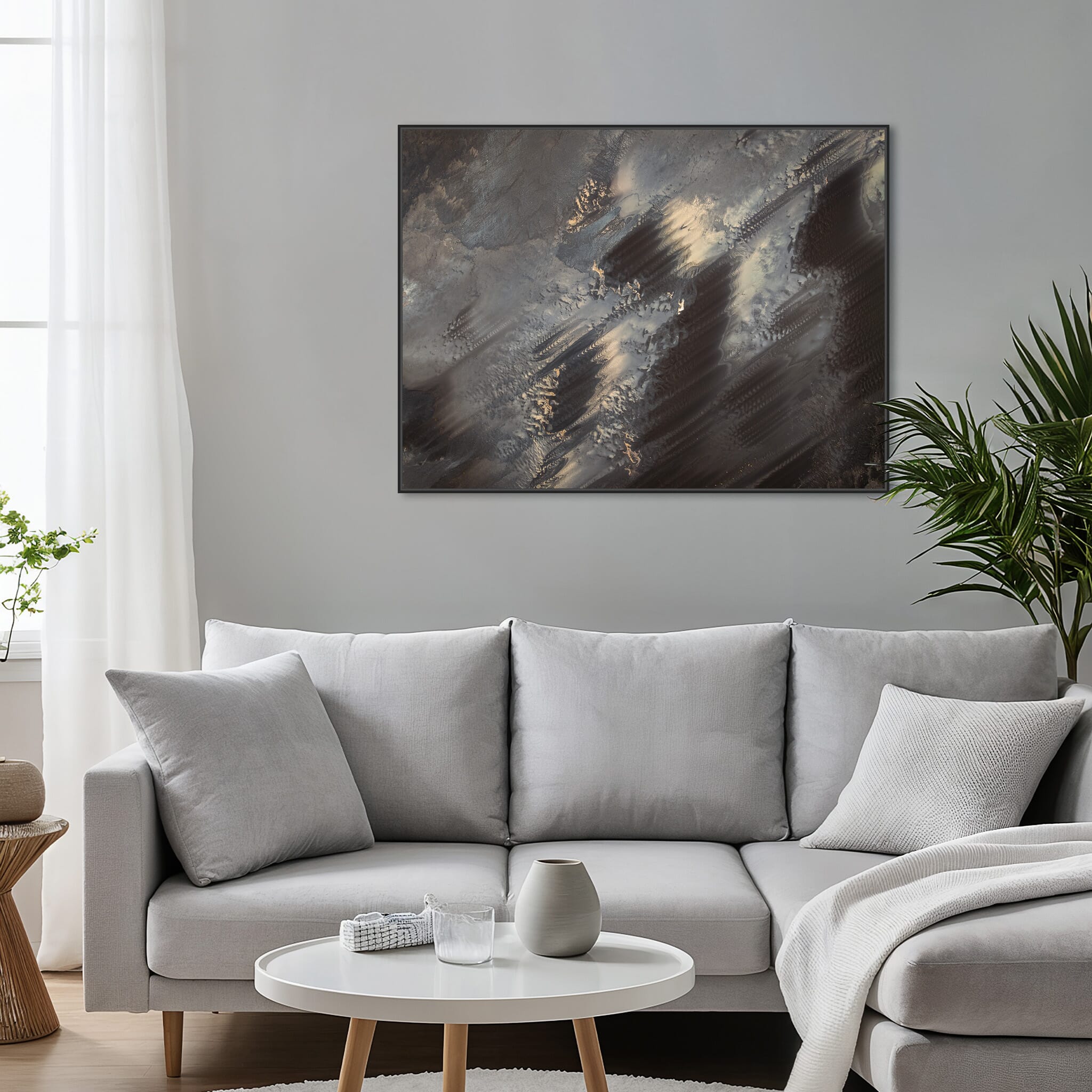 Interior design featuring photography prints by Jan Erik Waider