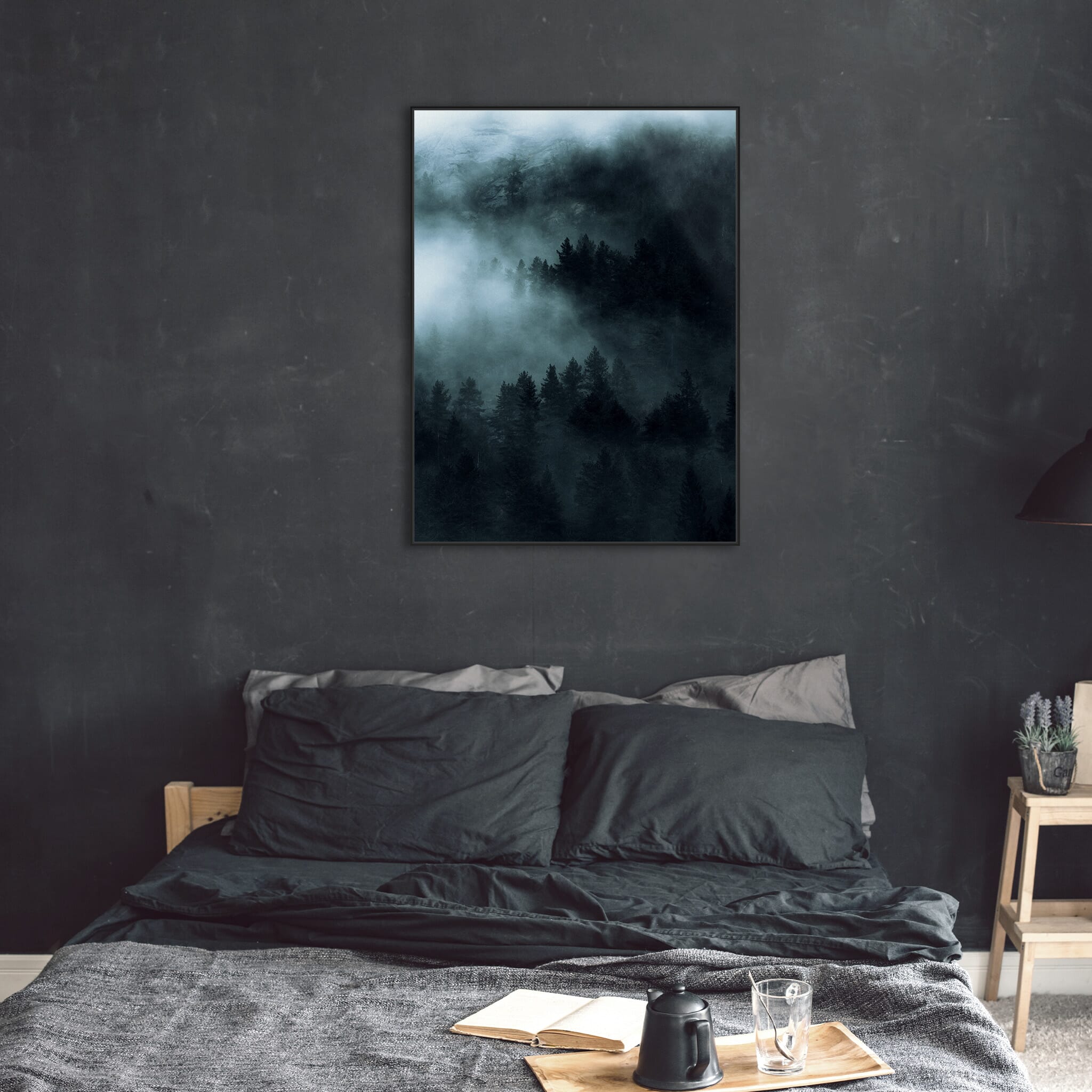 Interior design featuring photography prints by Jan Erik Waider