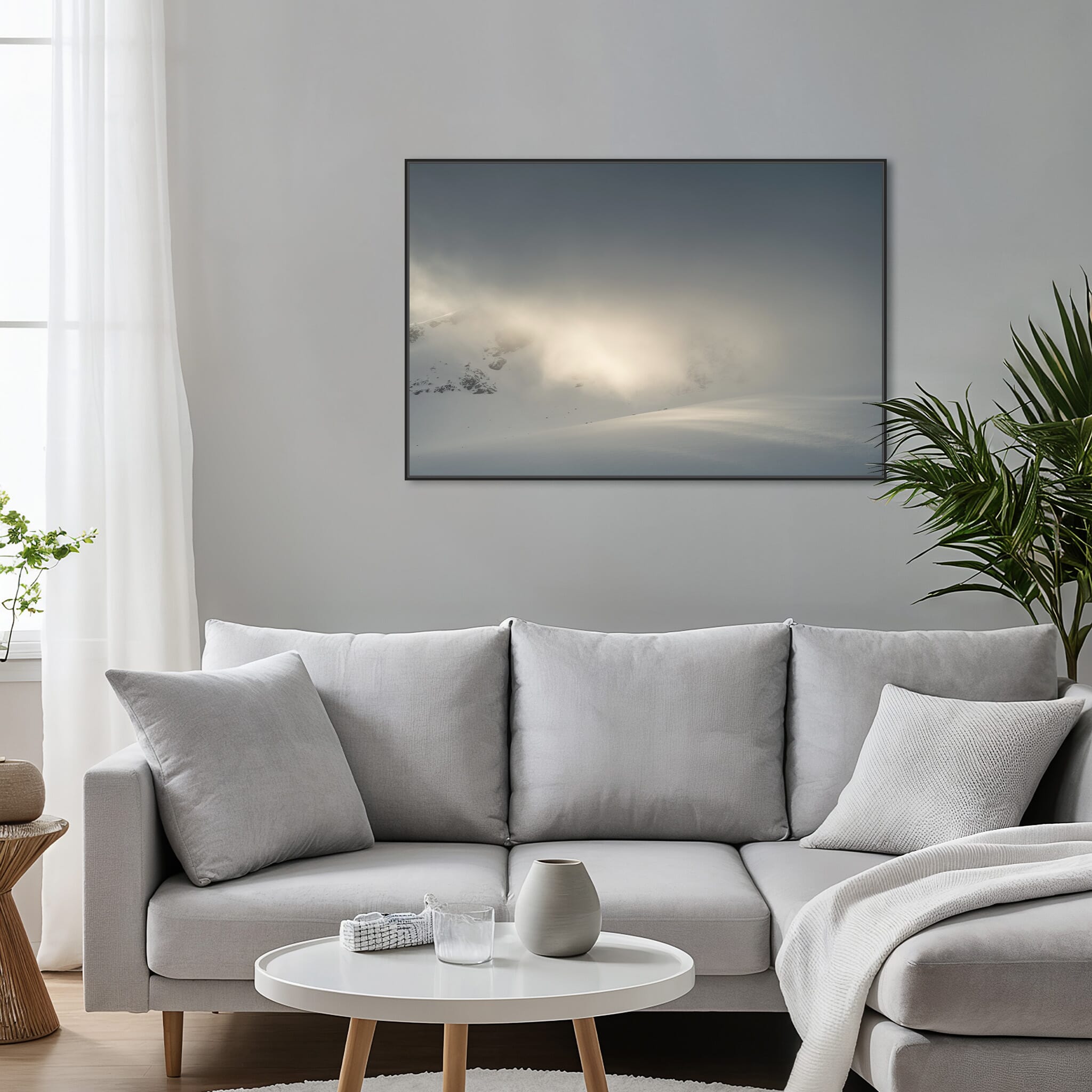 Interior design featuring photography prints by Jan Erik Waider