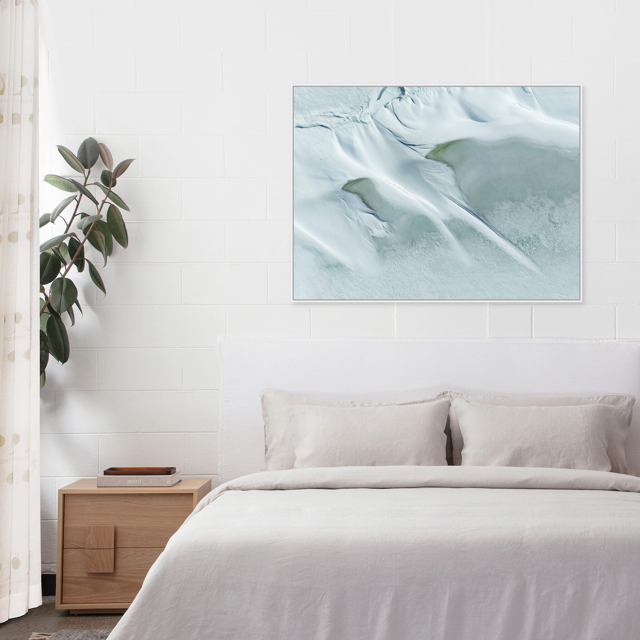Interior design featuring photography prints by Jan Erik Waider