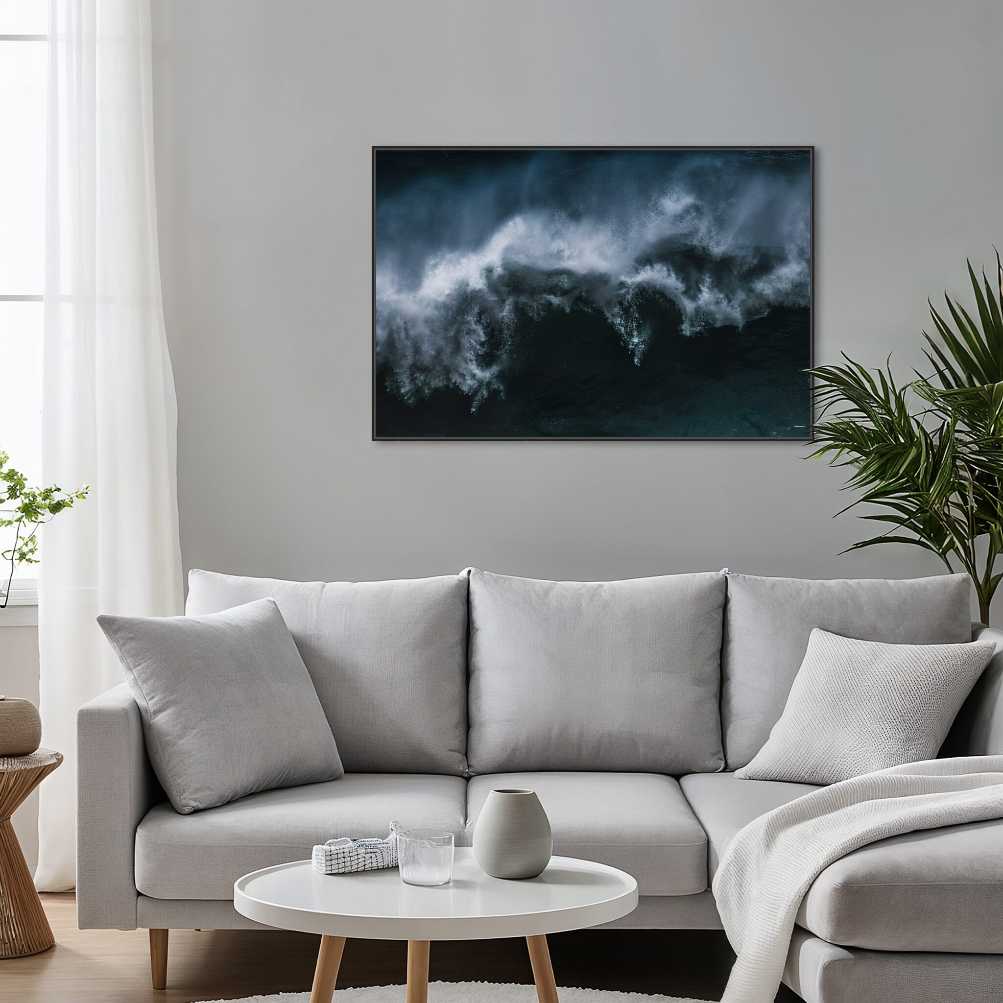 Interior design featuring photography prints by Jan Erik Waider