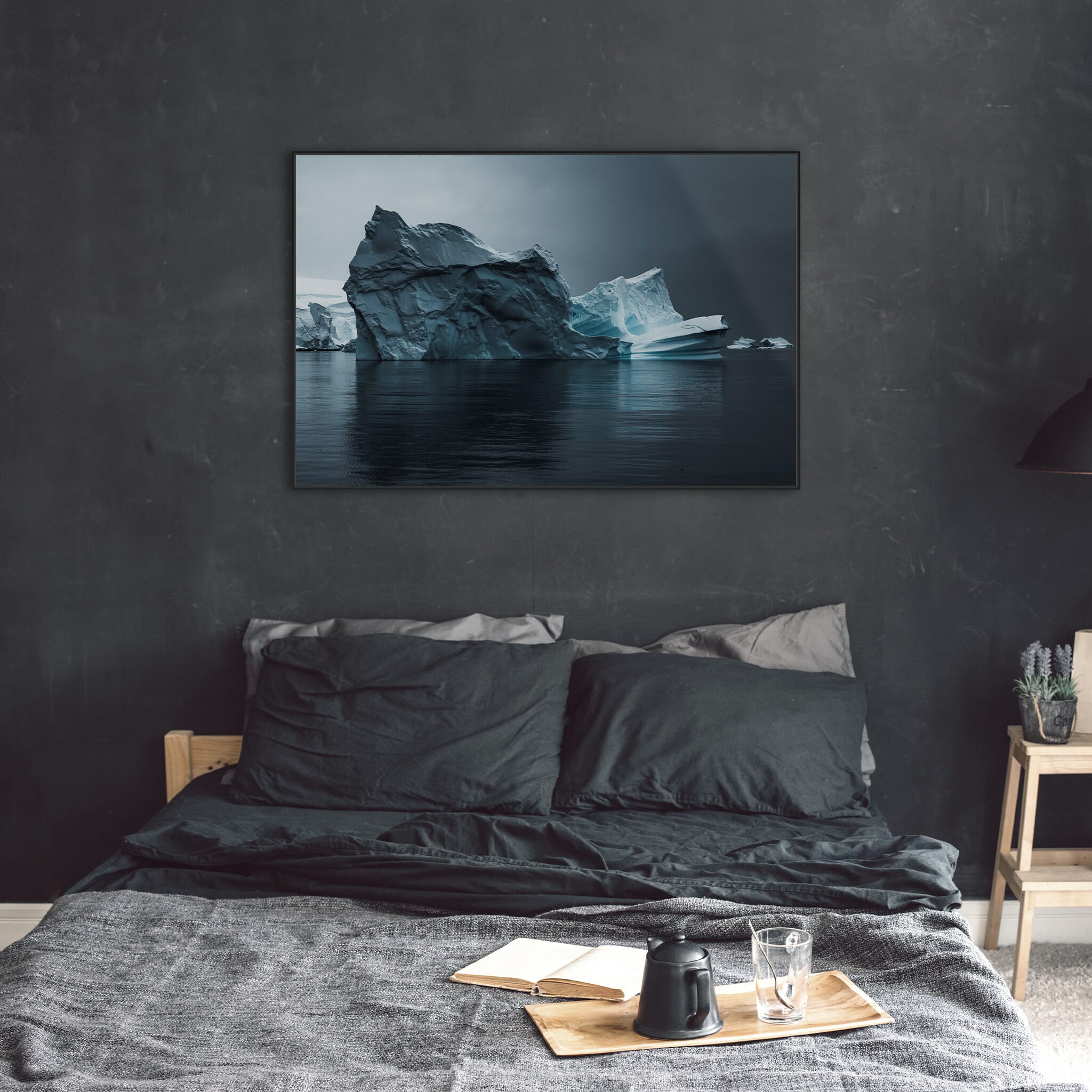 Interior design featuring photography prints by Jan Erik Waider