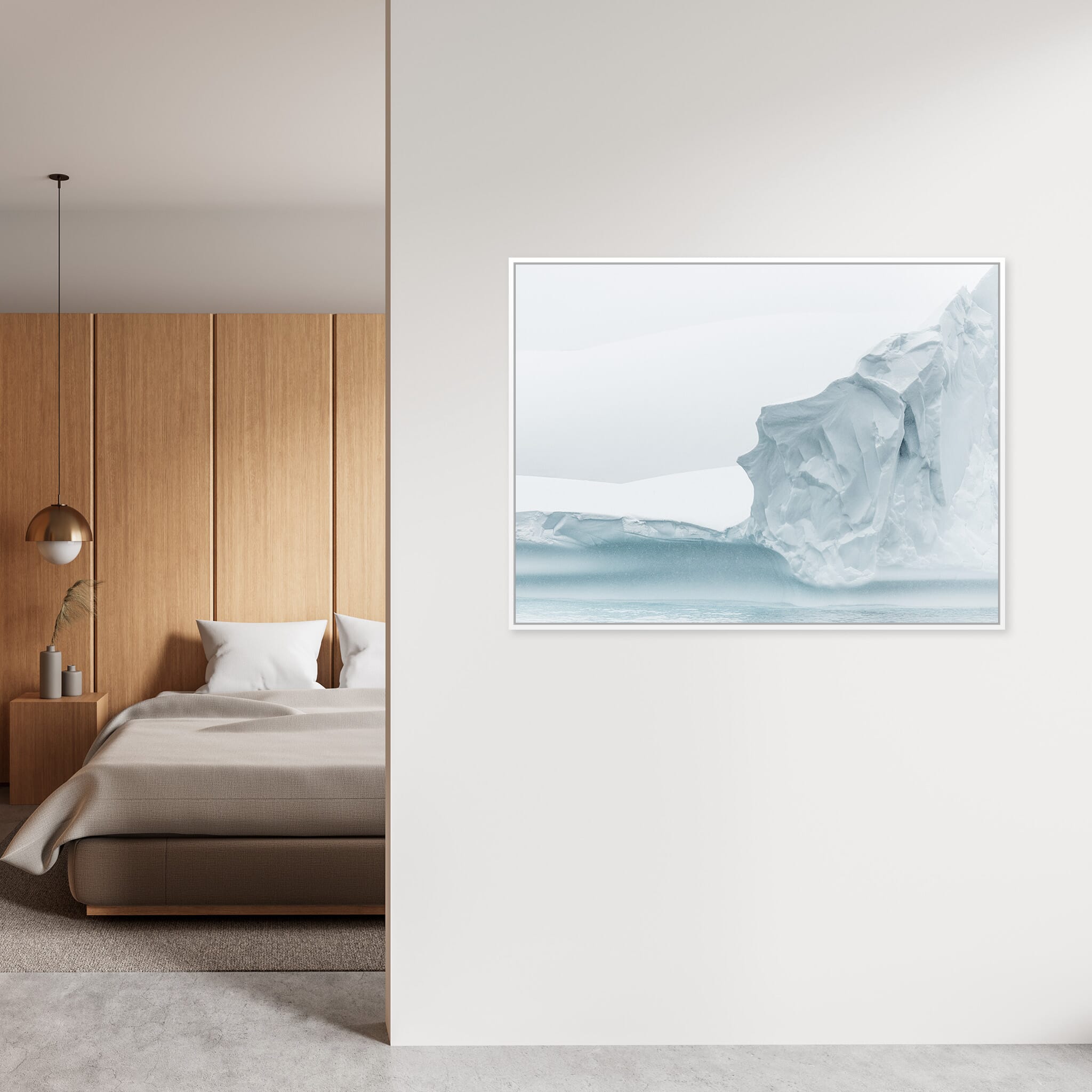 Interior design featuring photography prints by Jan Erik Waider