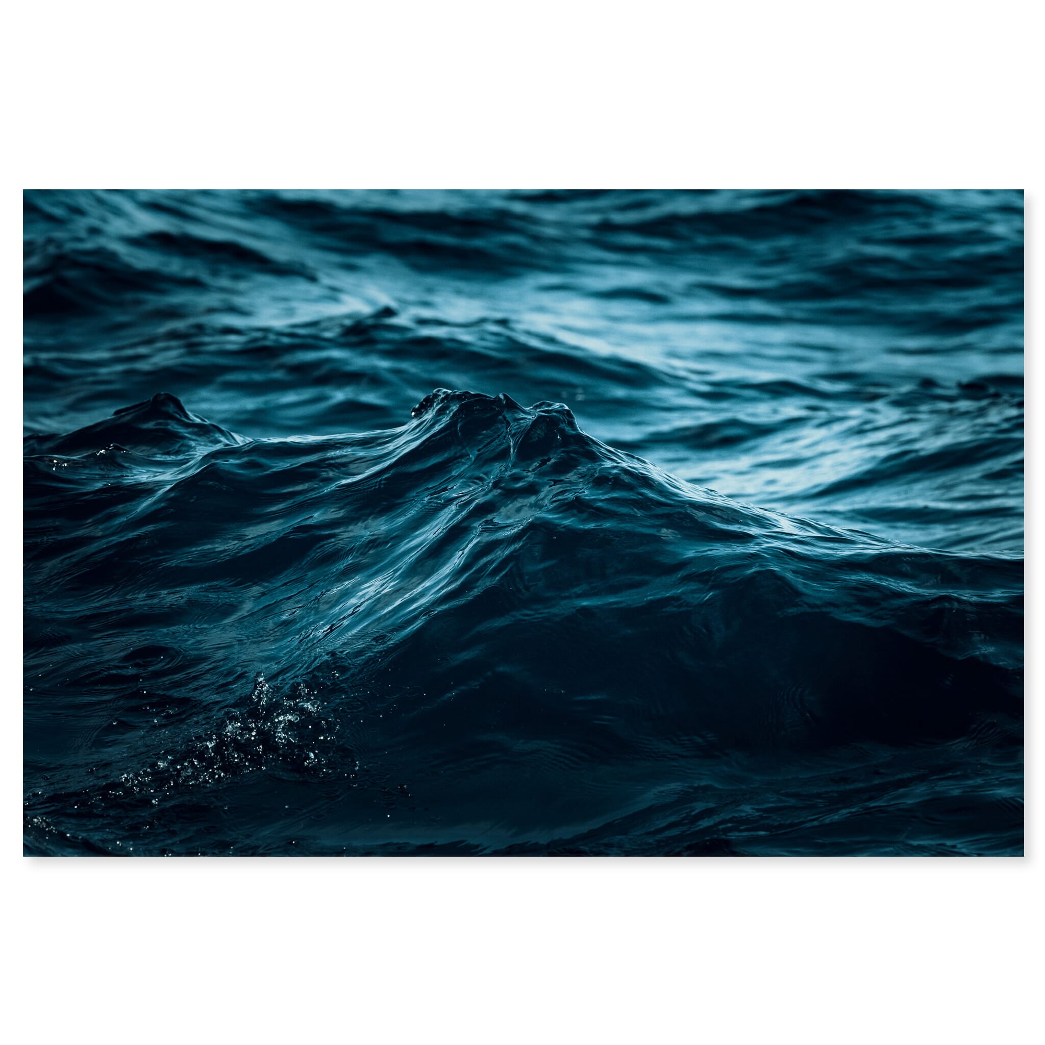 Fine art print of Antarctic ocean waves captured during a calm crossing