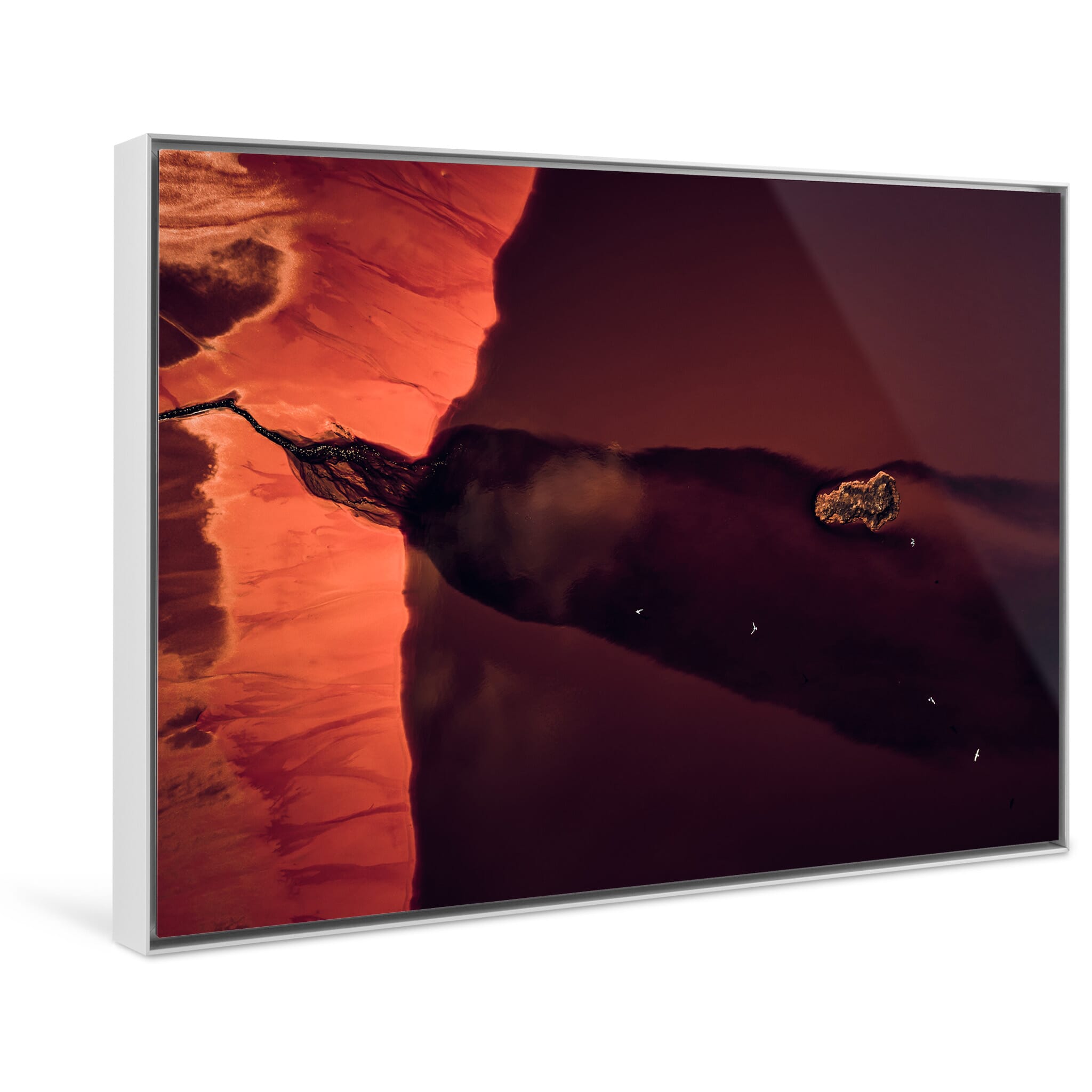 Framed photo print of a newly breathable atmosphere in an alien world