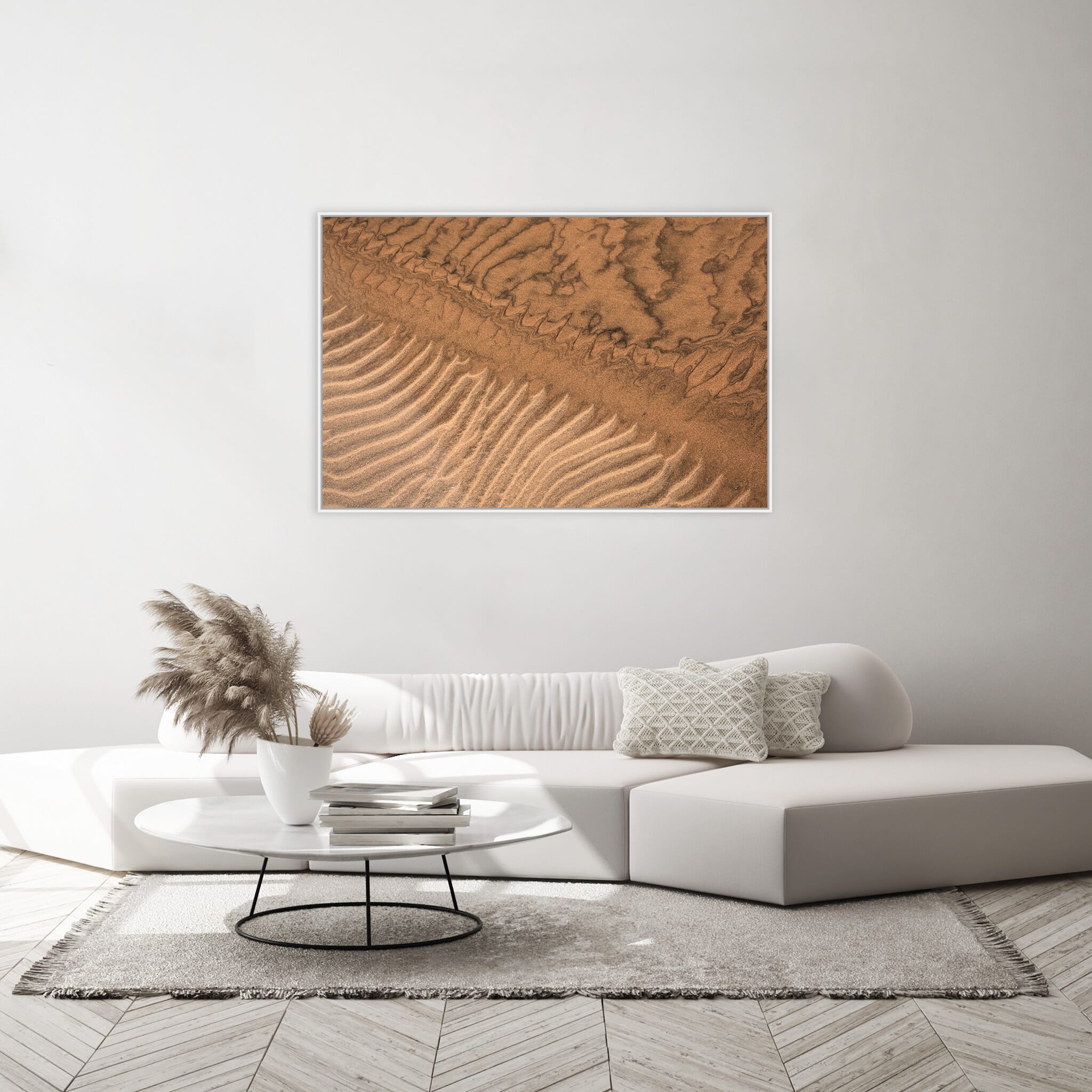 Interior design featuring photography prints by Jan Erik Waider