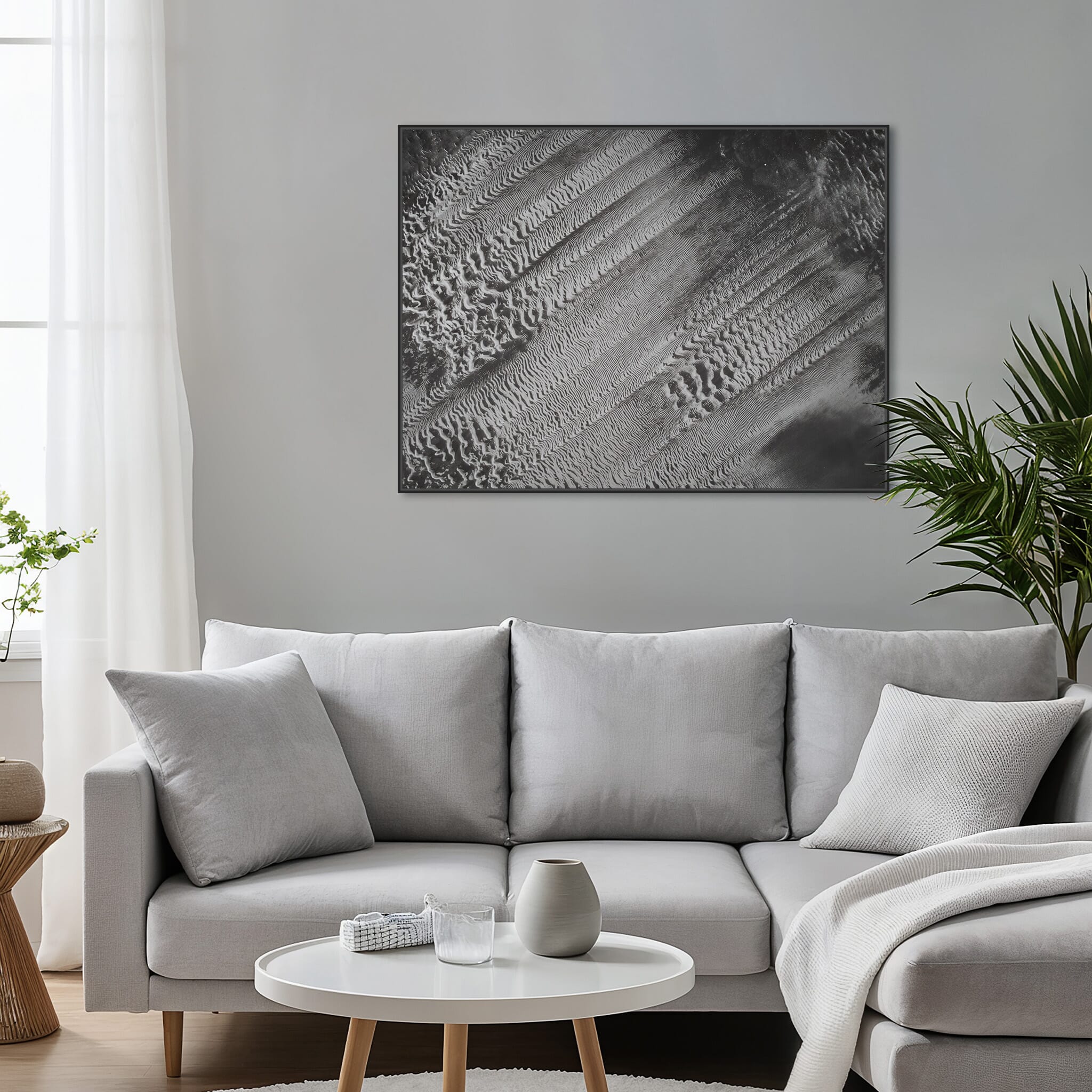 Interior design featuring photography prints by Jan Erik Waider